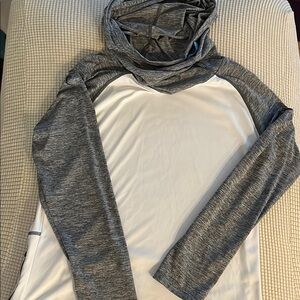 Patagonia Capilene Cool Daily Gray and White Hoody